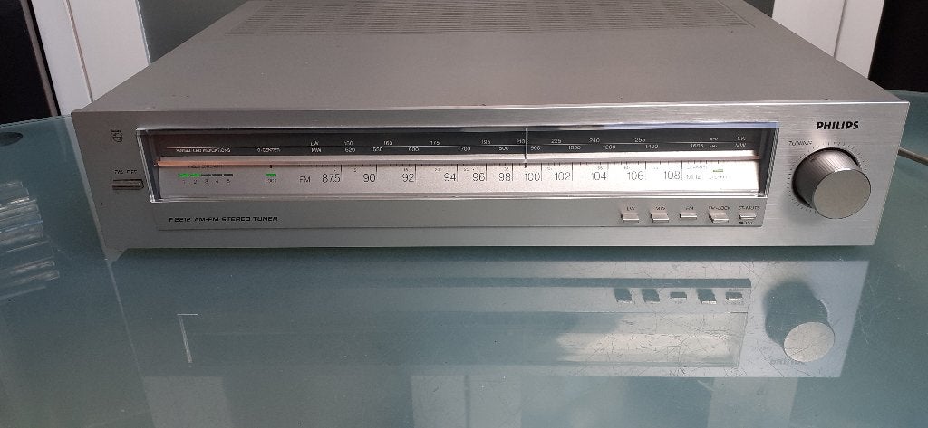 philips F 2212 vintage tuner, Ophalen of Verzenden, Zo goed als nieuw