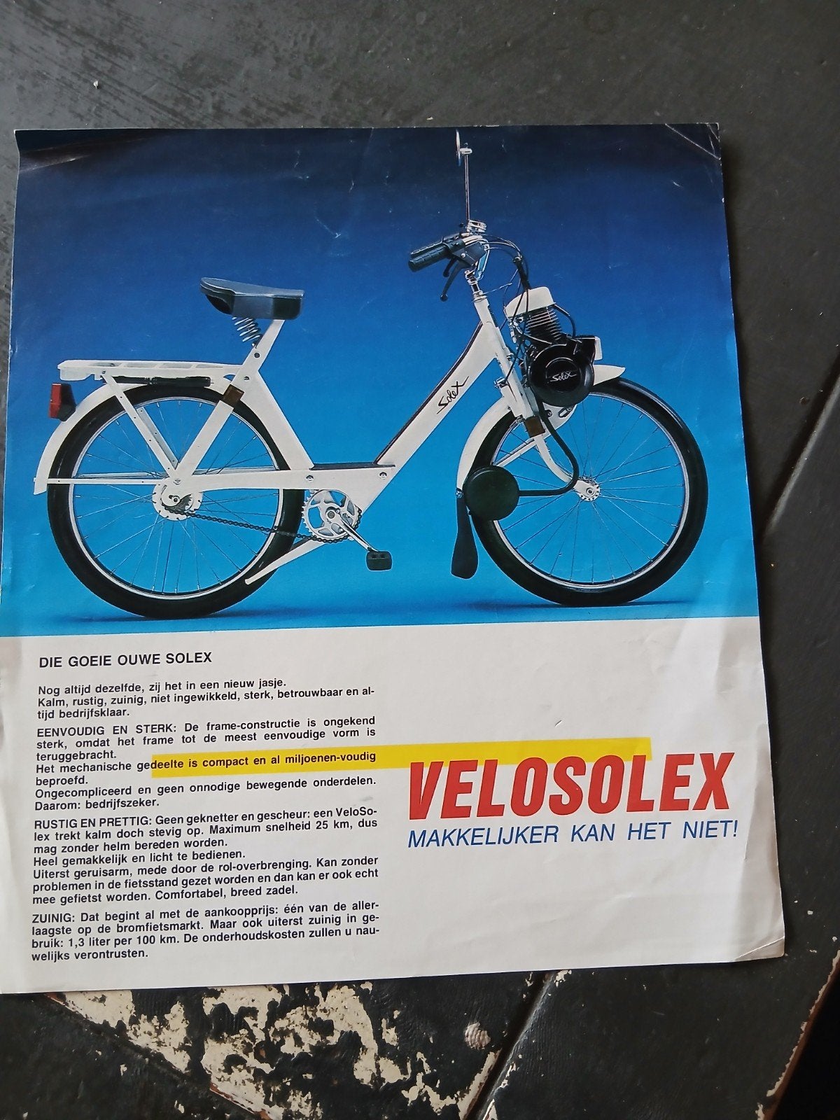 Solex Velosolex, Fietsen en Brommers, Ophalen