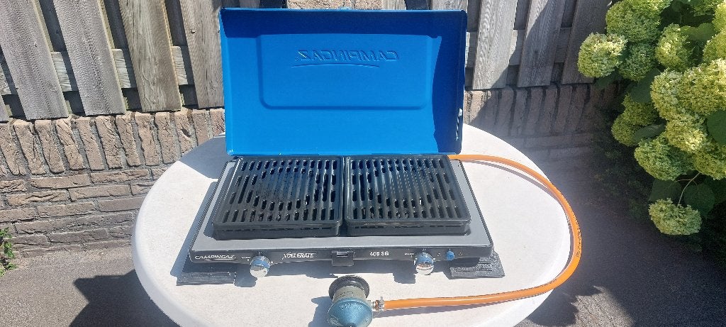 Campingaz Xcelerate 400 SG gasfornuis/BBQ, Ophalen, Gebruikt