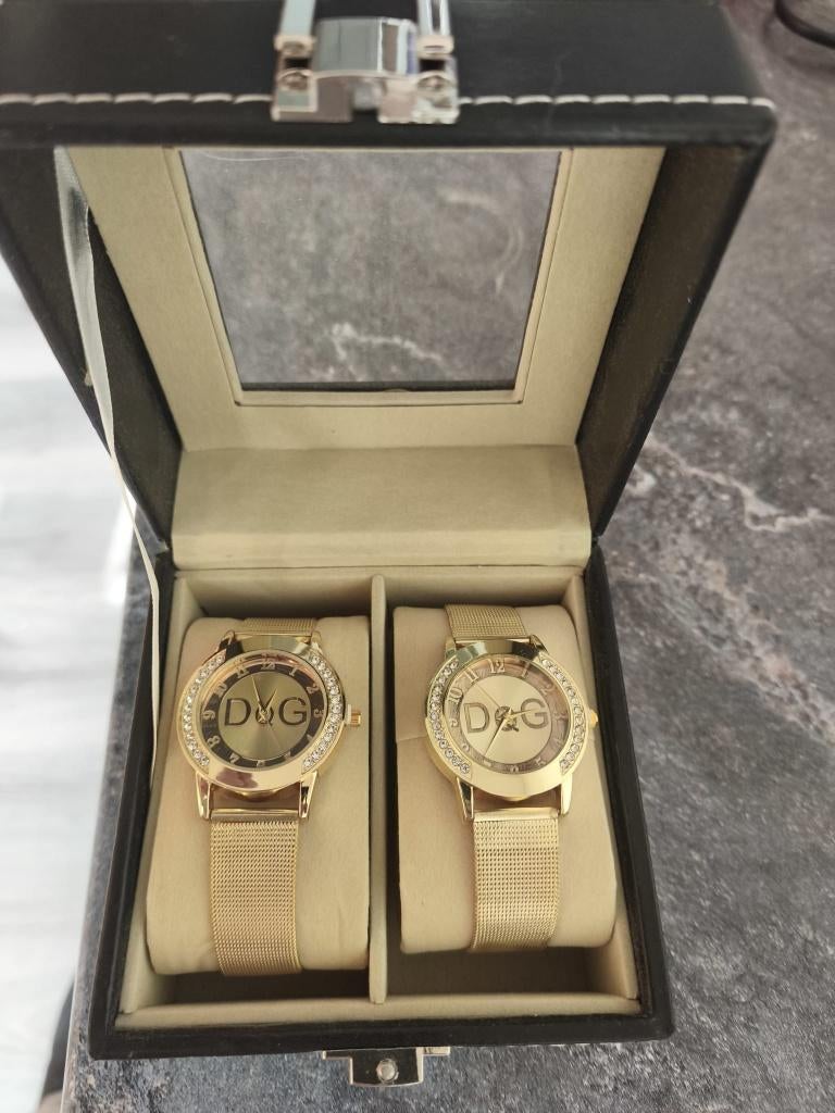 2 stuks Dolce & Gabbana Dames horloges, Sieraden, Tassen en Uiterlijk, Horloges | Dames, Overige materialen, Polshorloge, Overige materialen