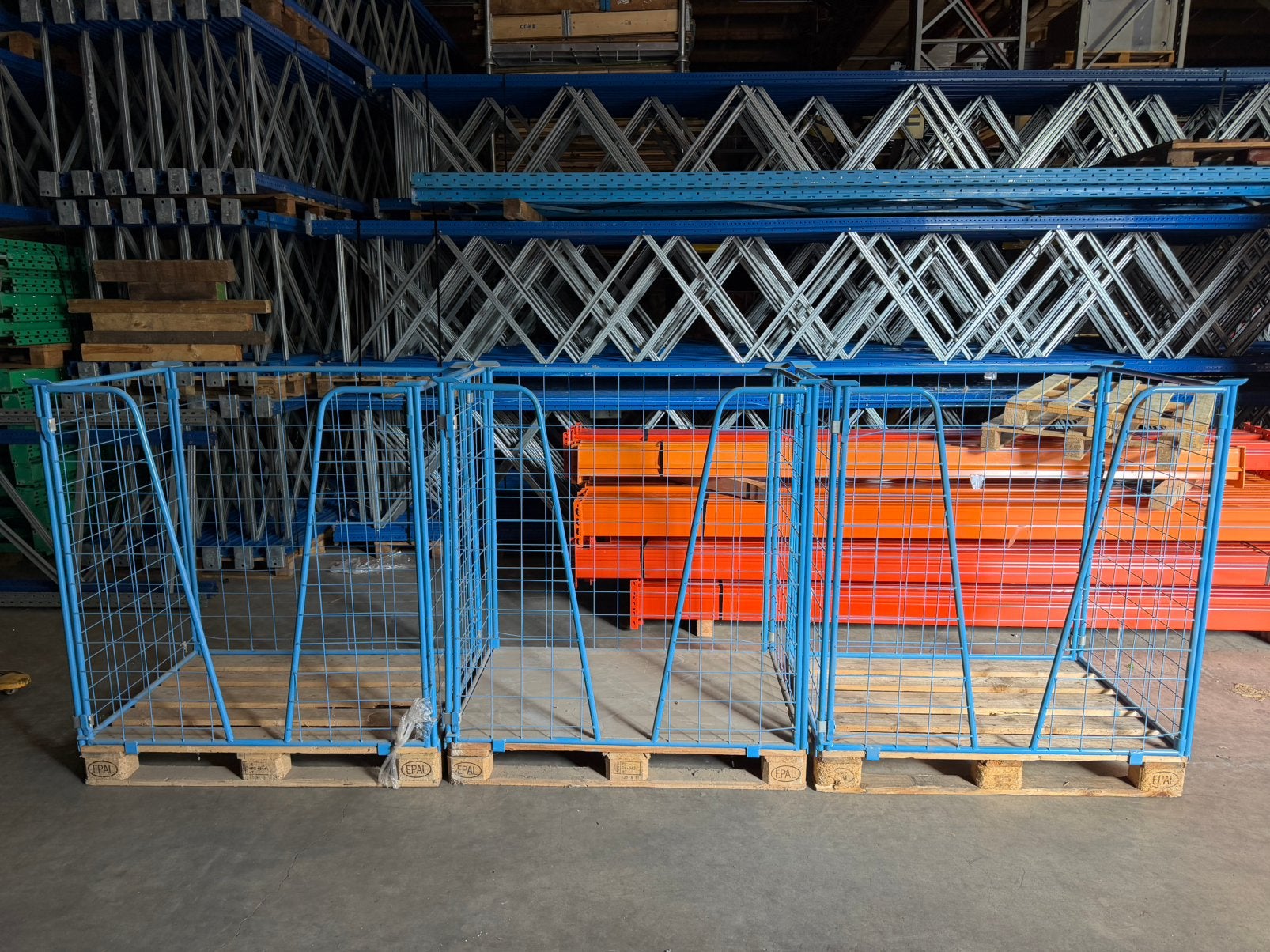 Stapelkrat euro pallet l netjes l 3 stuks l, Ophalen of Verzenden
