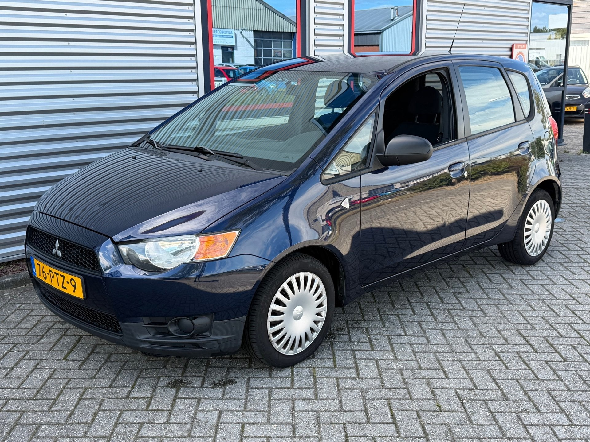Mitsubishi Colt 1.1 Edition One 5 Deurs Airco 14-1-2027 APK, Auto's, Euro 5, Gebruikt, Metallic lak, Blauw