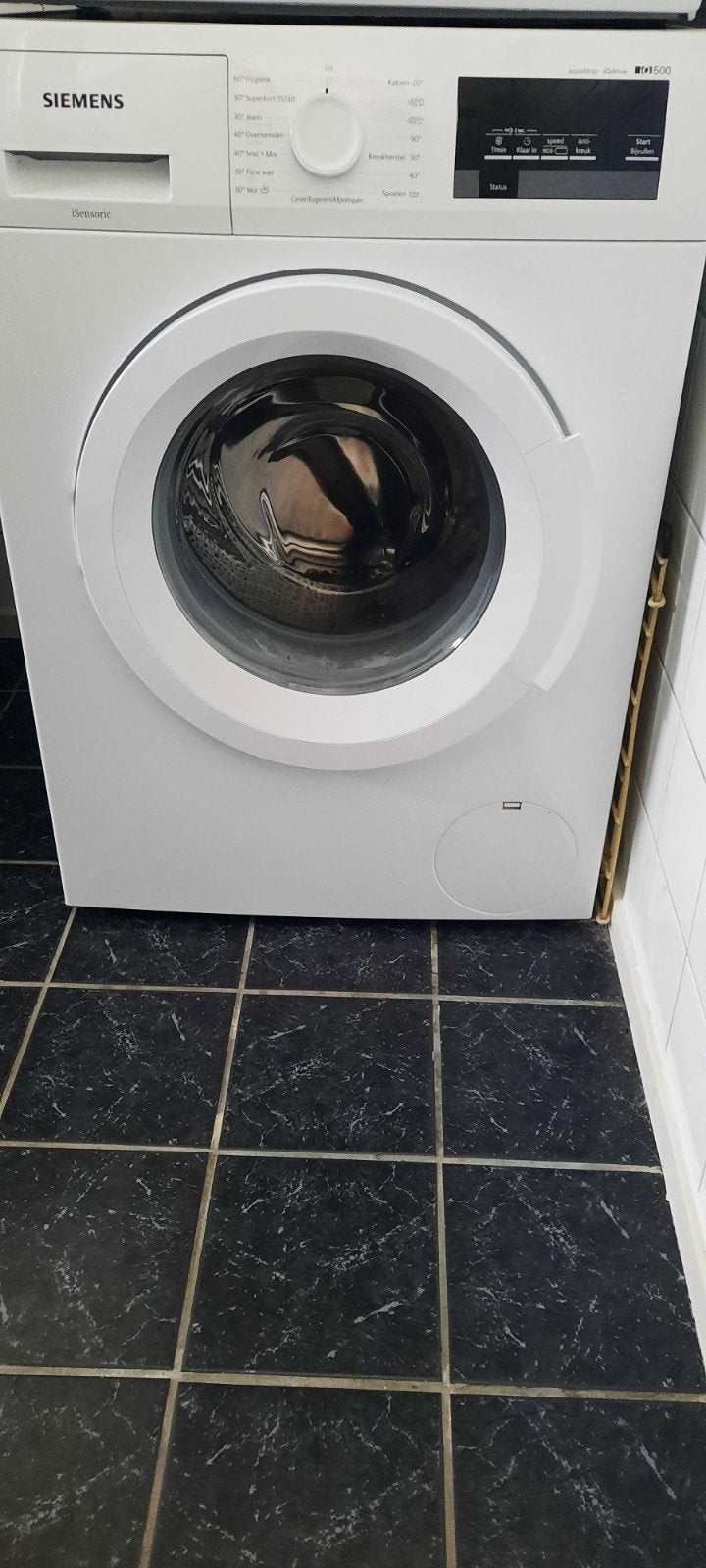 Siemens wasmachine iQ500, Witgoed en Apparatuur, Wasmachines, 6 tot 8 kg, Ophalen, 1200 tot 1600 toeren, Minder dan 85 cm