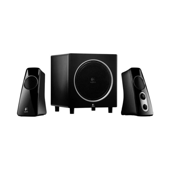 Logitech speakerset subwoofer, Computers en Software, Pc speakers, Ophalen, Gebruikt