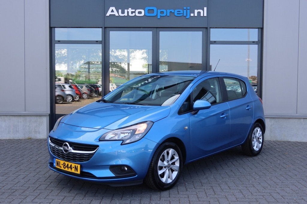 Opel CORSA  1.2 EcoFlex Selection 5drs. Airco, Gebruikt, 4 cilinders, Blauw, 1229 cc