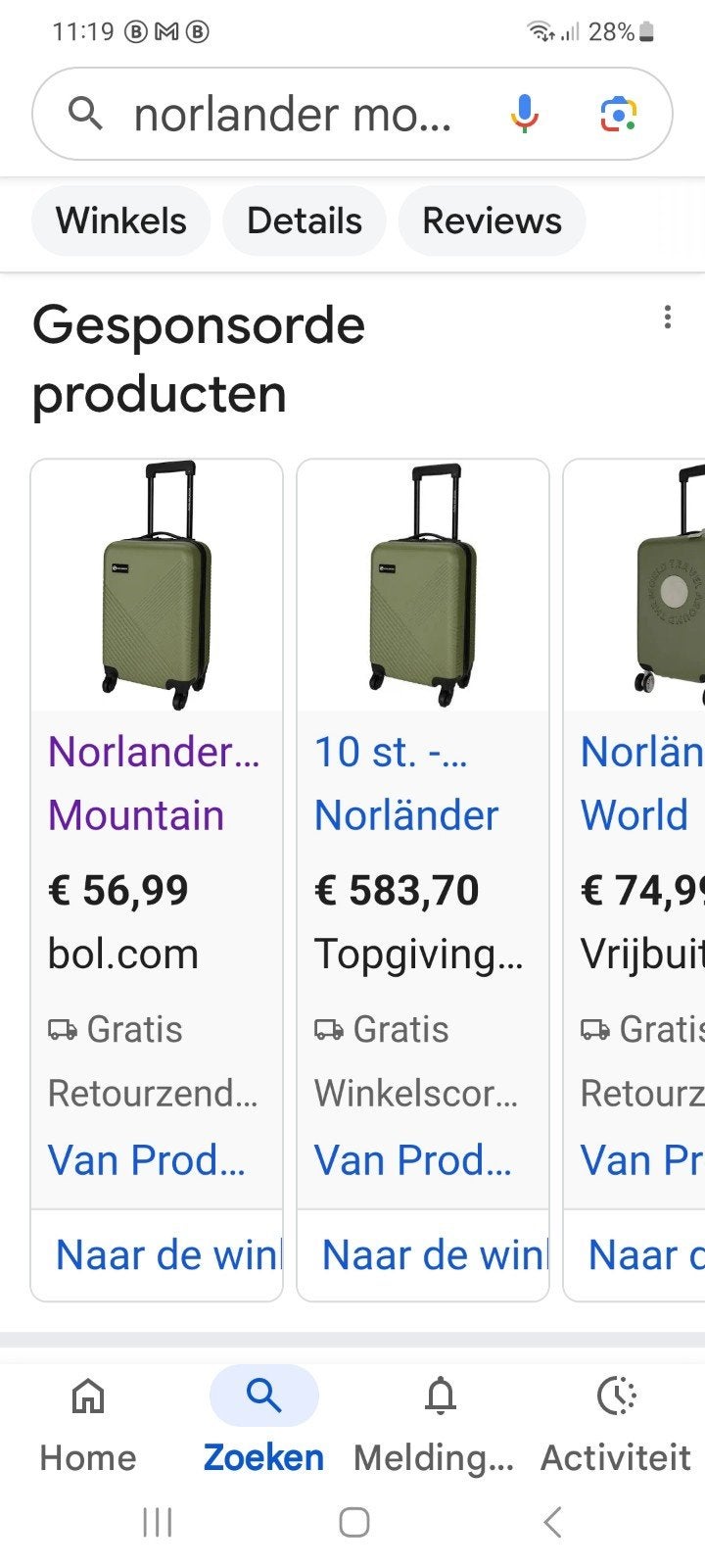 Koffer/trolley, Sieraden, Tassen en Uiterlijk, Koffers, Ophalen, Nieuw, Hard kunststof