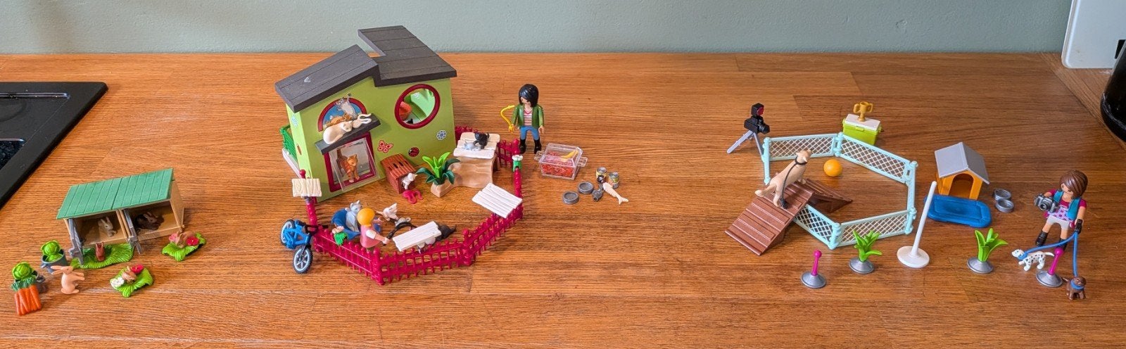Playmobil Kattenpension, Hondentraining & Konijnenhokken, Ophalen of Verzenden, Gebruikt