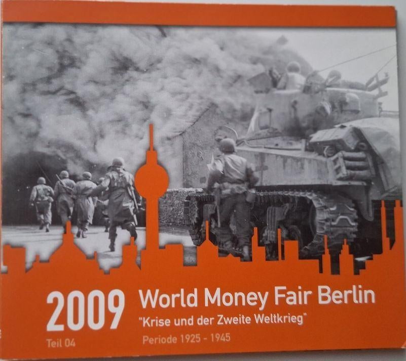 Nederland WMF Berlijn BU set 2009 - Krise + der 2e Weltkrieg, Postzegels en Munten, Munten | Europa | Euromunten, Verzenden, Overige landen