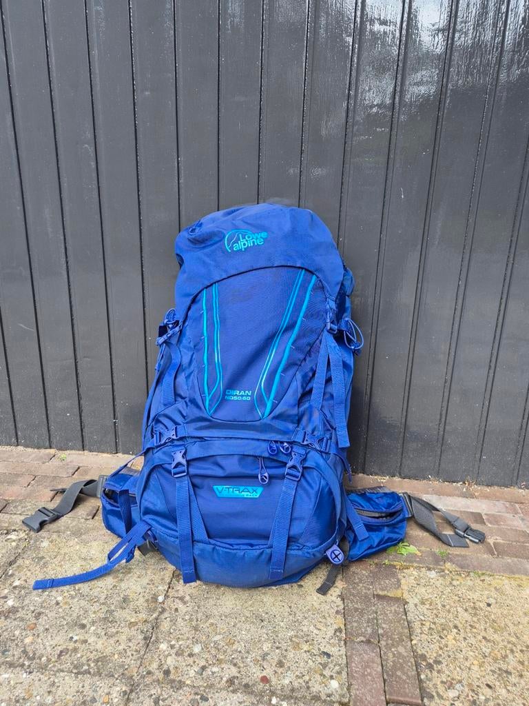 Lowe Alpine Diran 50-60, Blauw,  Dames rugzak, Overige merken, Gebruikt, 25 tot 40 cm, Ophalen of Verzenden