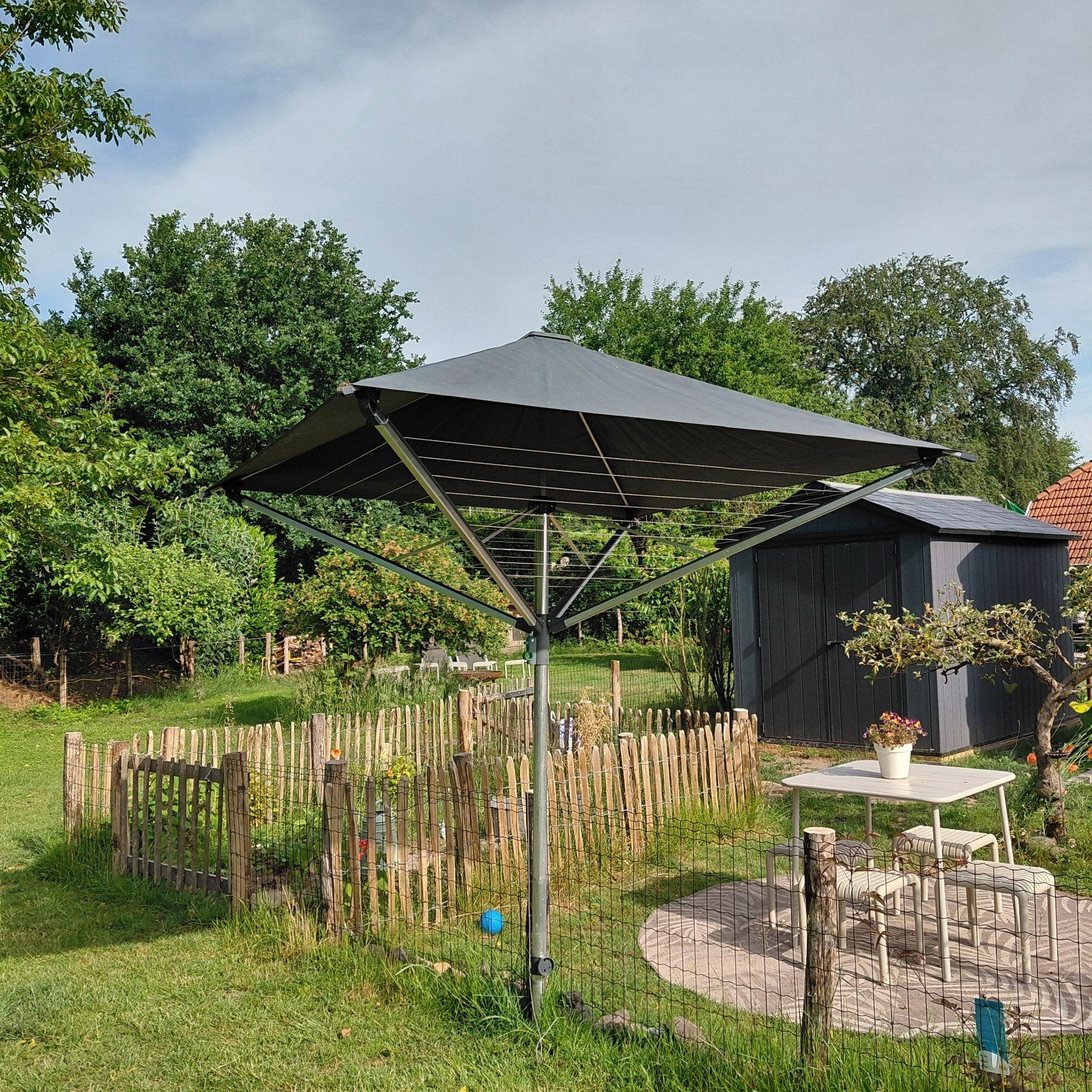 Droogmolen Leifheit LinoProtect 400, Tuin en Terras, Ophalen, Droogmolen