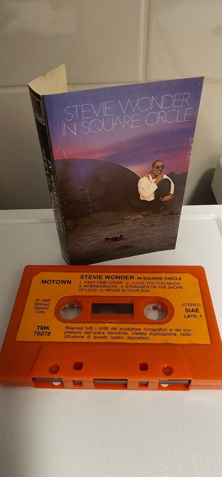 Stevie Wonder - In Square Circle audiocassette, Gebruikt, 1 bandje, Ophalen of Verzenden, Origineel