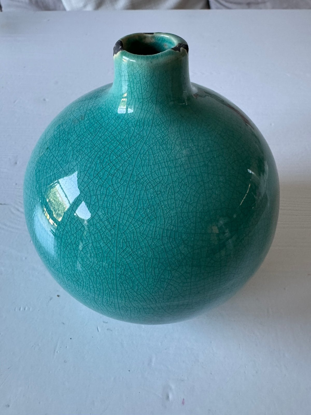 Vaasje groen, Huis en Inrichting, Woonaccessoires | Vazen, Ophalen of Verzenden, Zo goed als nieuw, Groen