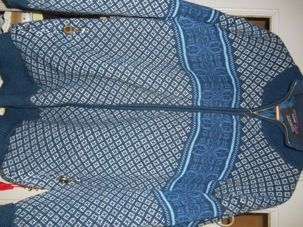 mooi noors vest xl zgan, Ophalen of Verzenden, Zo goed als nieuw, Maat 56/58 (XL), Blauw