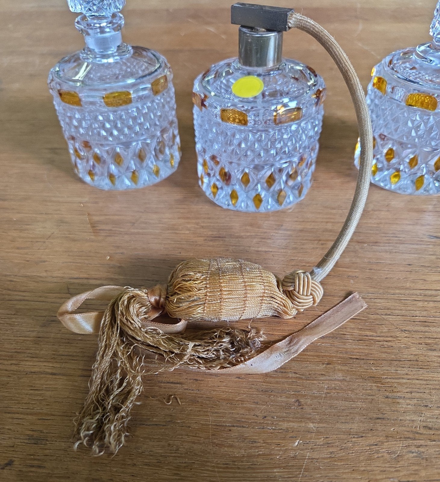 art deco parfumflesje parfum set, Antiek en Kunst, Ophalen of Verzenden