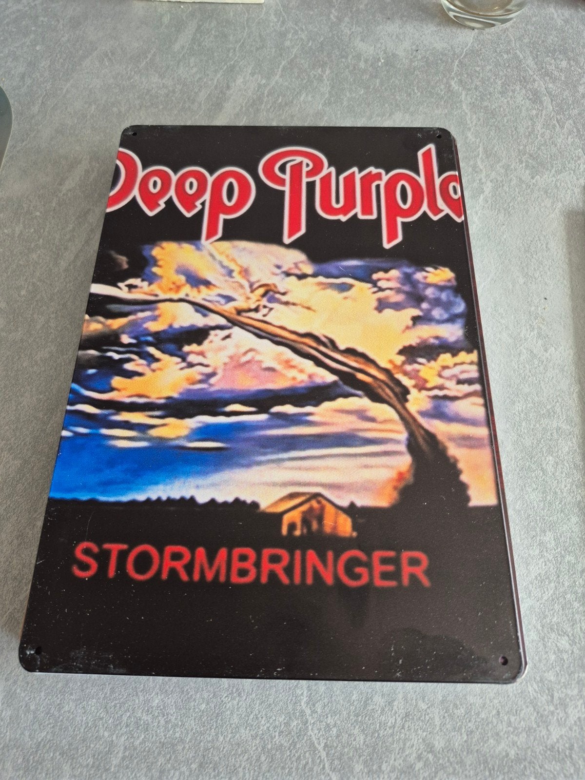 Deep Purple Stormbringer Metalen Plaat, Ophalen of Verzenden, Gebruikt