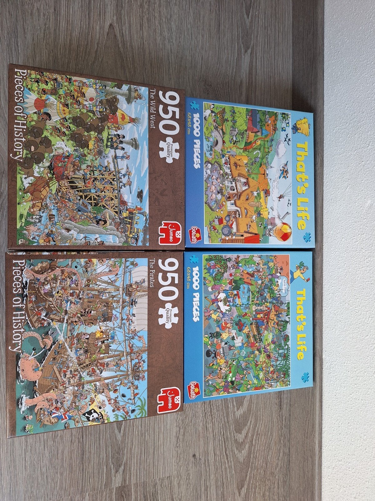 Legpuzzels, Ophalen, 500 t/m 1500 stukjes, Zo goed als nieuw