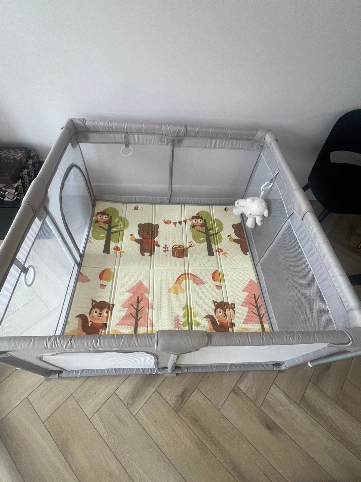 Grondbox Teddle, Kinderen en Baby's, Boxen, Ophalen, Zo goed als nieuw, Vierkant