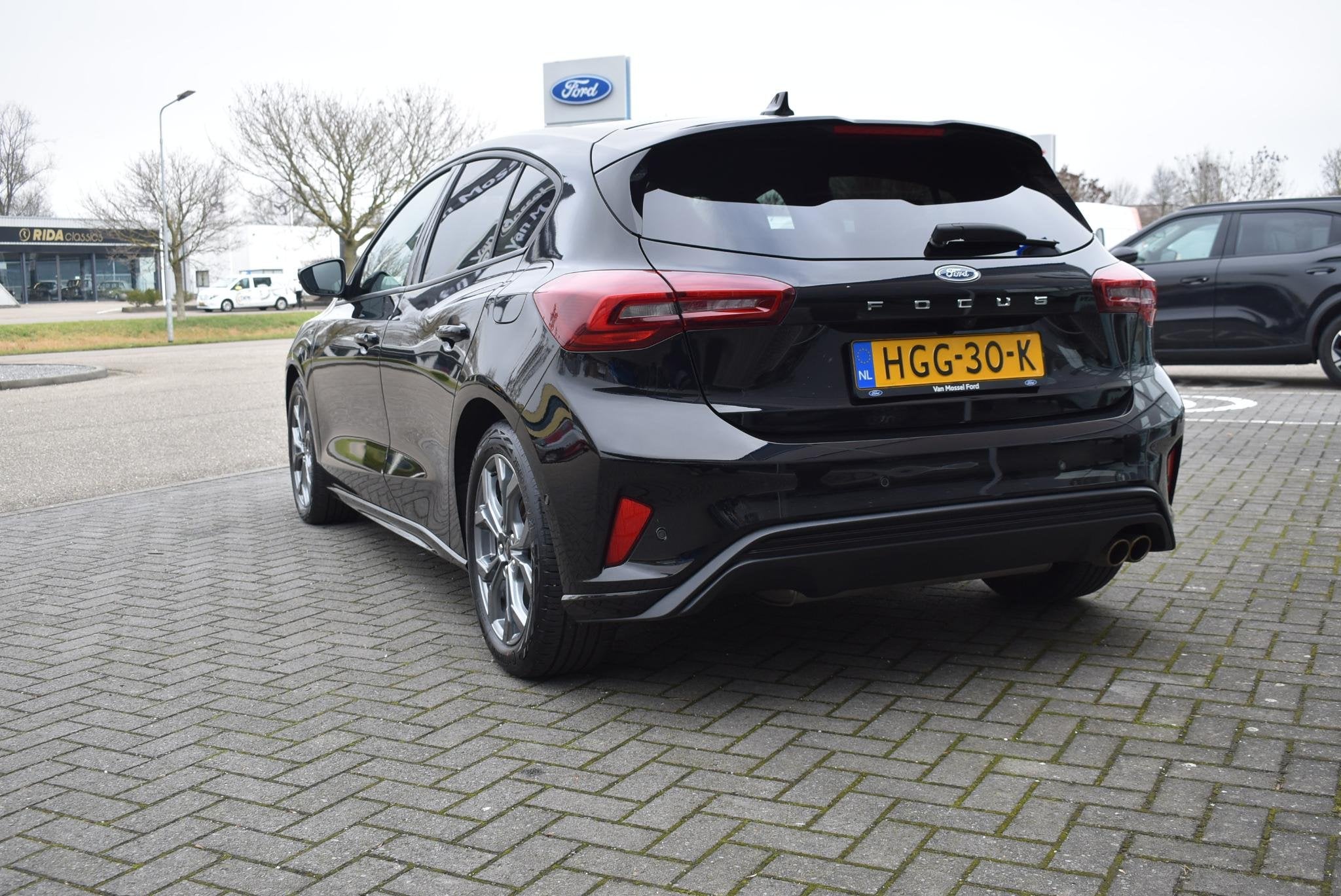 Ford Focus 1.0 EcoBoost Hybrid ST Line X | Automaat | 155 PK, Auto's, Stof, Gebruikt, Euro 6, Zwart