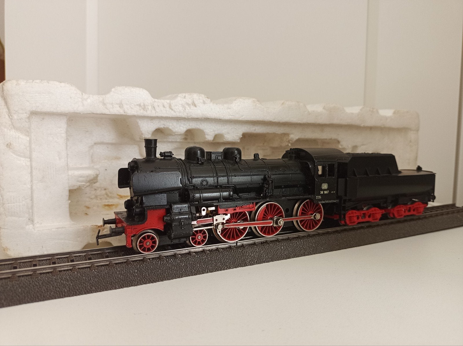 Märklin/Primex 3010 stoomloc BR 38 1807 met tender, Wisselstroom, Gebruikt, Locomotief, Ophalen of Verzenden