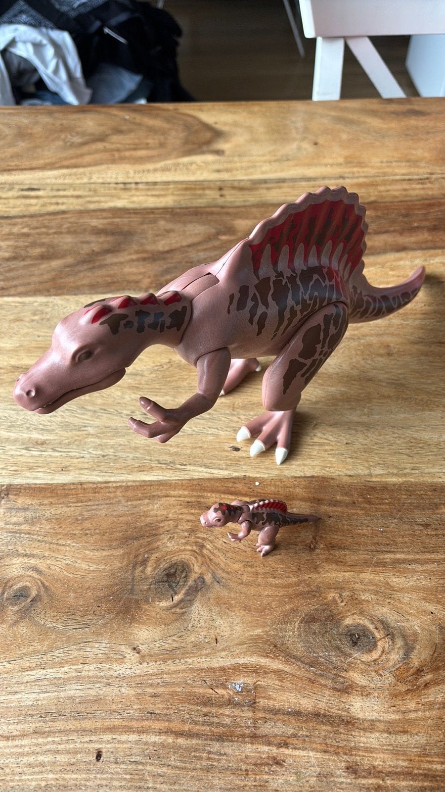 Playmobil Spinosaurus met jong, Gebruikt, Complete set, Ophalen of Verzenden, Figuren