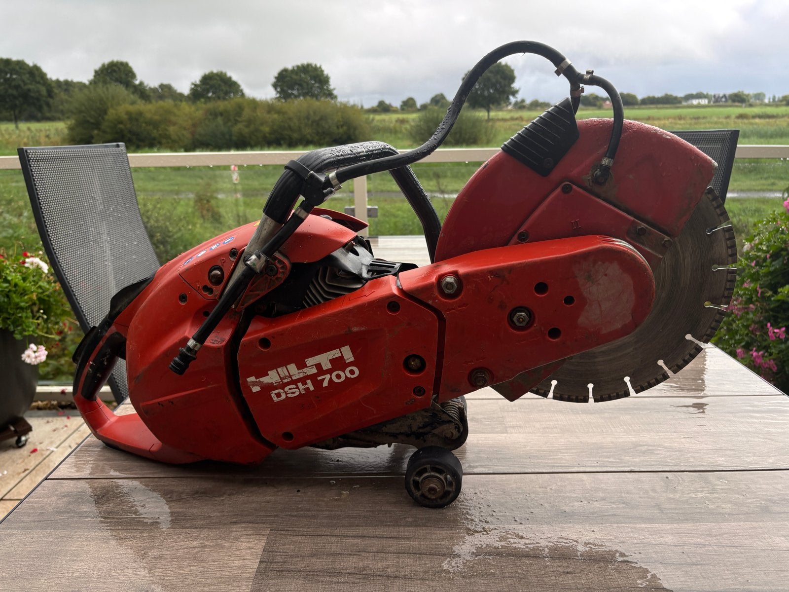 Hilti DSH 700 doorslijper/bandenzaag met toebehoren, Ophalen, Gebruikt, 70 mm of meer, Overige typen