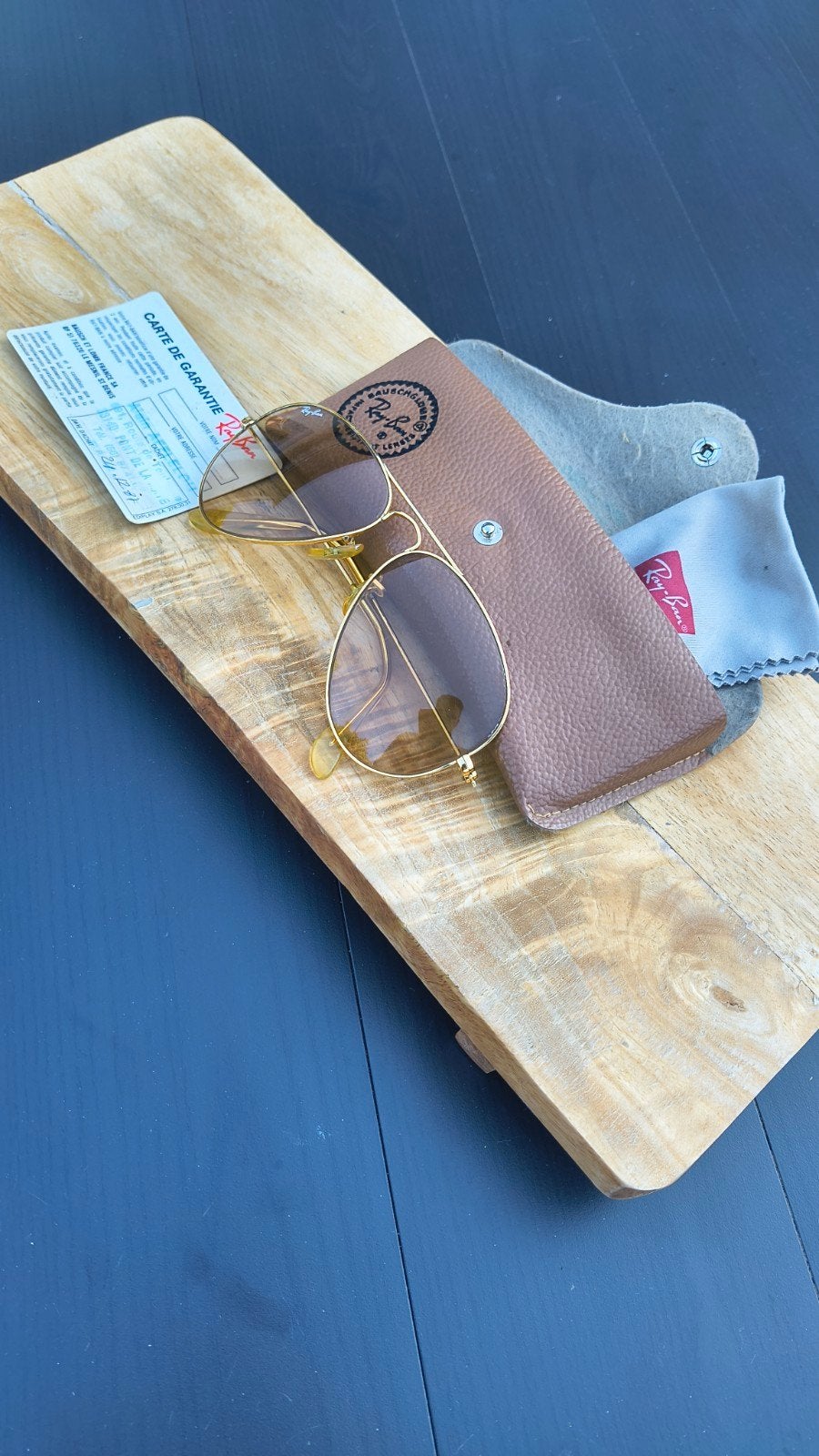 Ray-Ban USA Bausch & Lomb Aviator Fotochromische Lenzen '87, Sieraden, Tassen en Uiterlijk, Zonnebrillen en Brillen | Heren, Ophalen of Verzenden