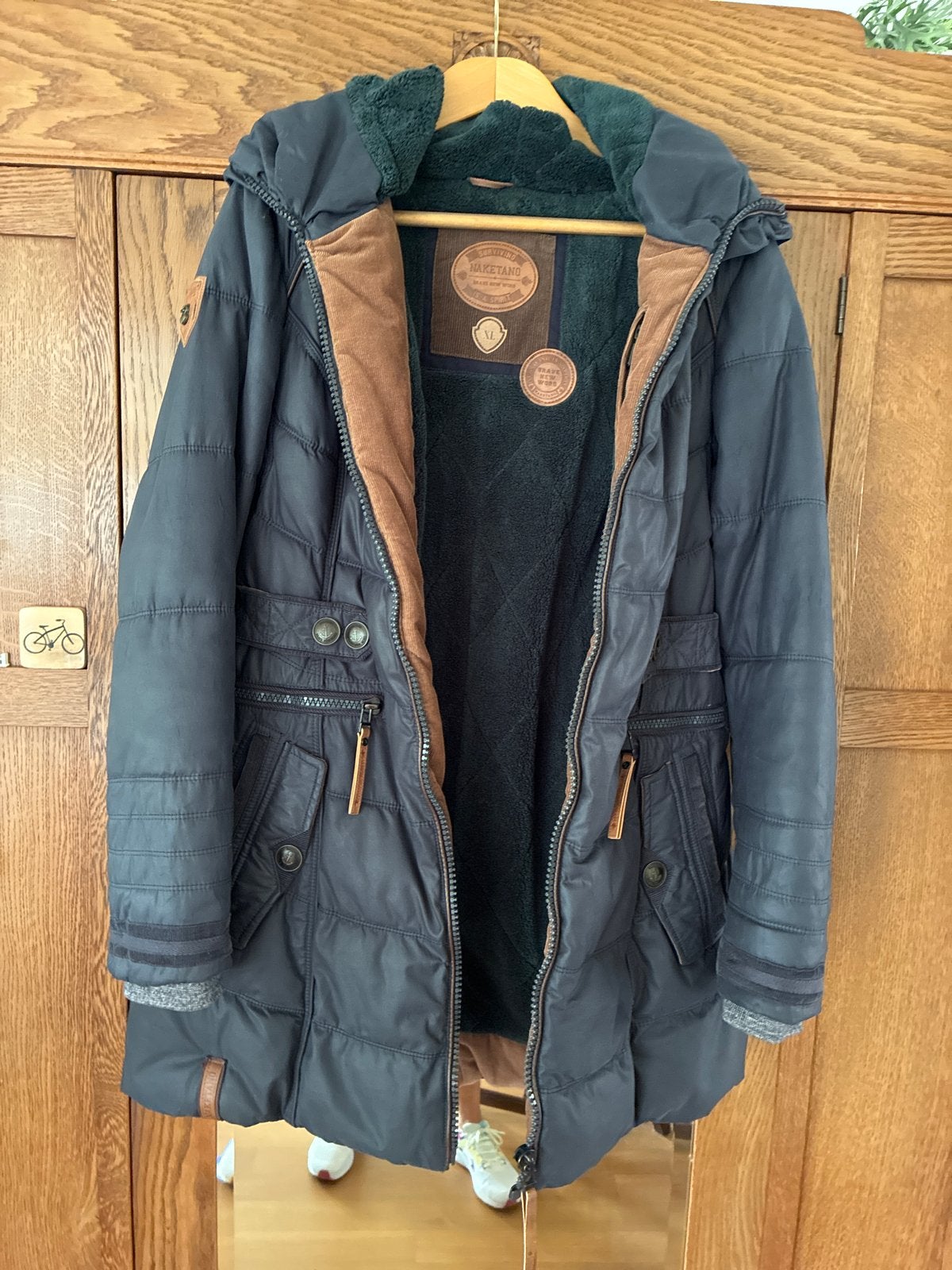 Naketano winterjas dames XL - Zo goed als nieuw, Kleding | Dames, Ophalen of Verzenden, Zo goed als nieuw, Maat 42/44 (L), Blauw