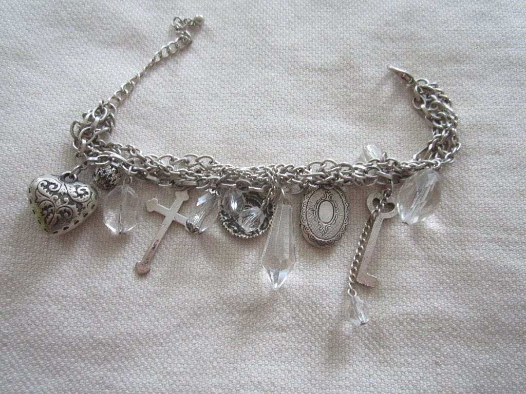 37.  Schitterende oude armband,  18/22 cm, Sieraden, Tassen en Uiterlijk, Antieke sieraden, Ophalen, Overige materialen, Armband