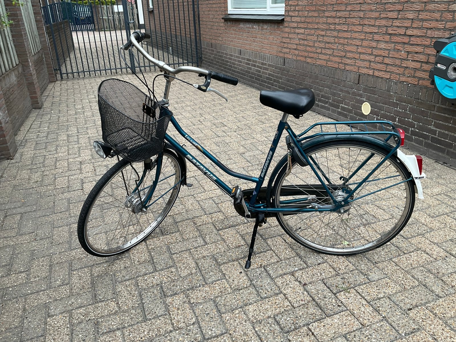 Batavus fiets met mandje - Gebruikt, Ophalen, Terugtraprem, Batavus, 53 tot 56 cm