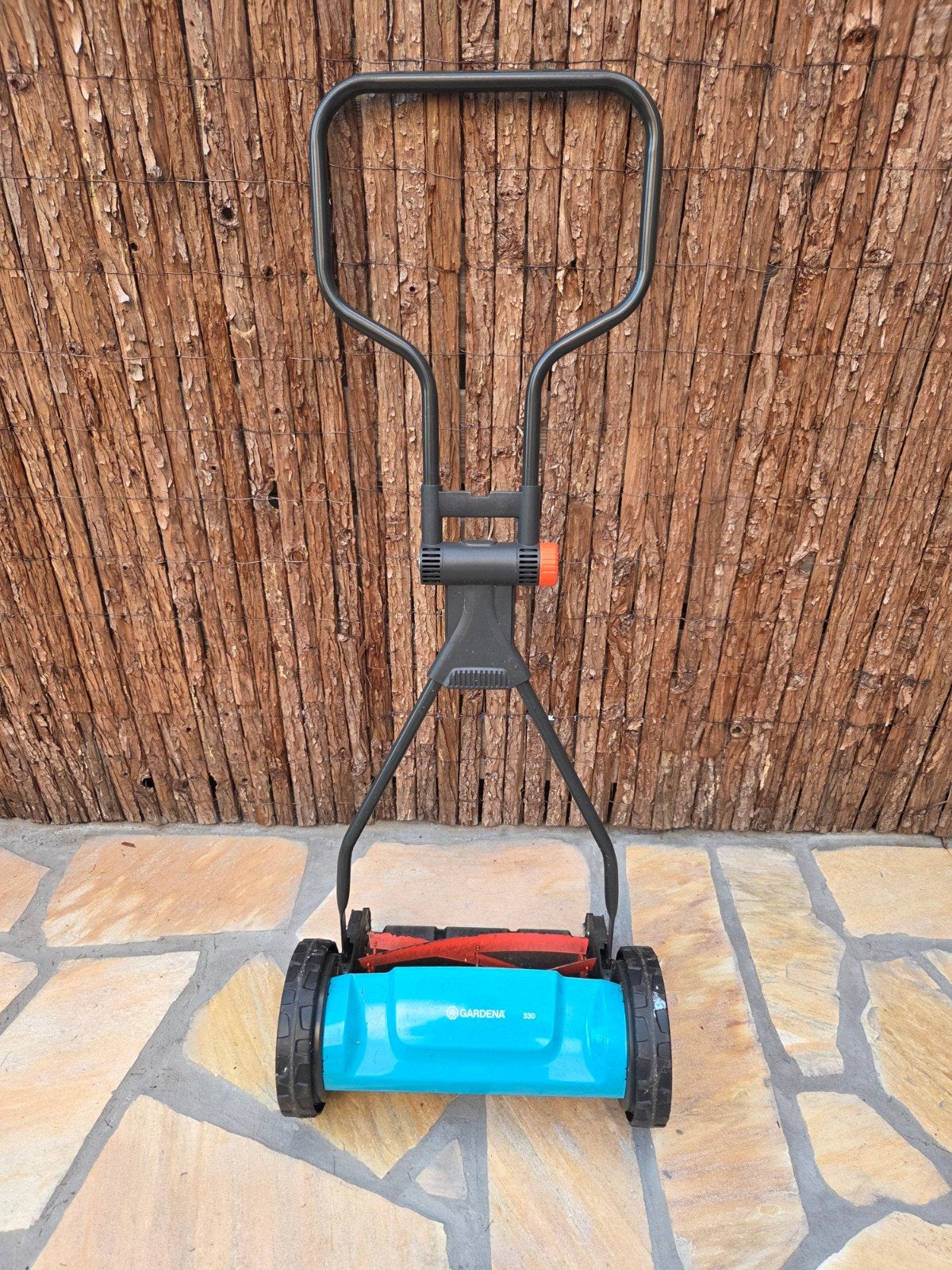 Gardena 330 comfort, Tuin en Terras, Grasmaaiers, Ophalen, Gebruikt, Handgrasmaaier, 30 t/m 39 cm