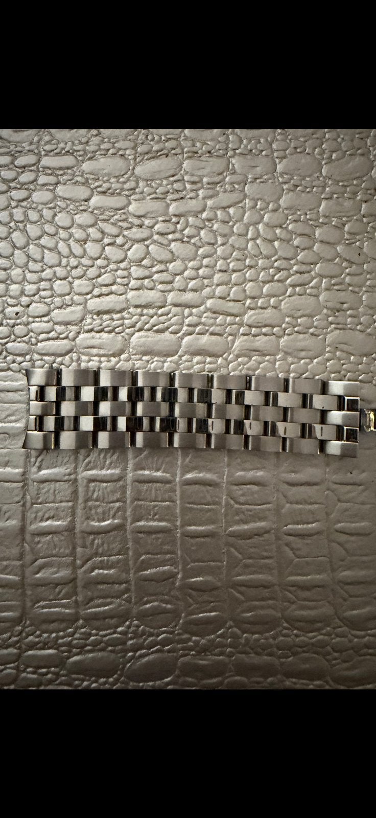 Iwc horloge band, Ophalen of Verzenden, Zo goed als nieuw, Zilver, Staal