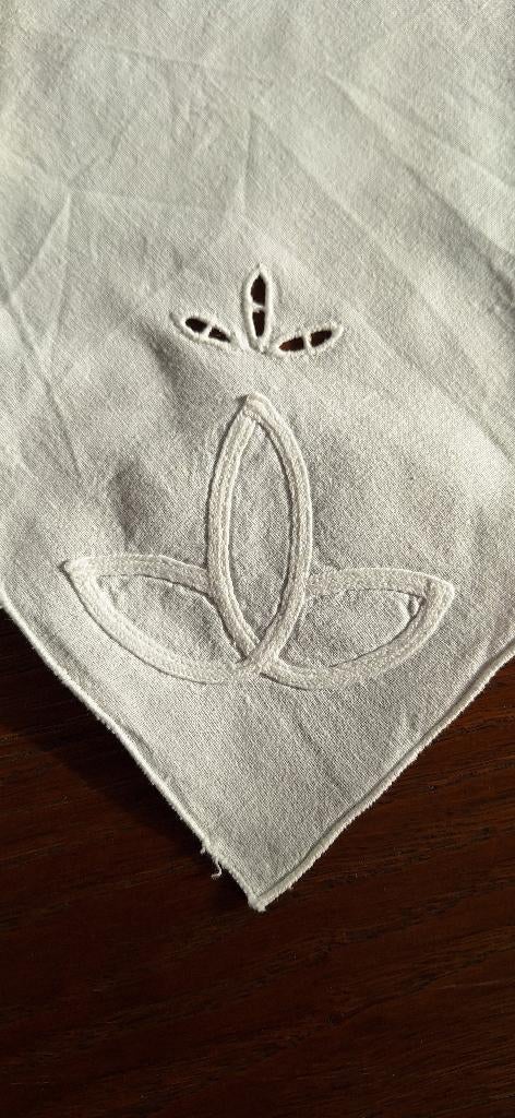 6 Katoenen Servetten 40x40cm - Nieuw, Ophalen of Verzenden, Nieuw, Wit