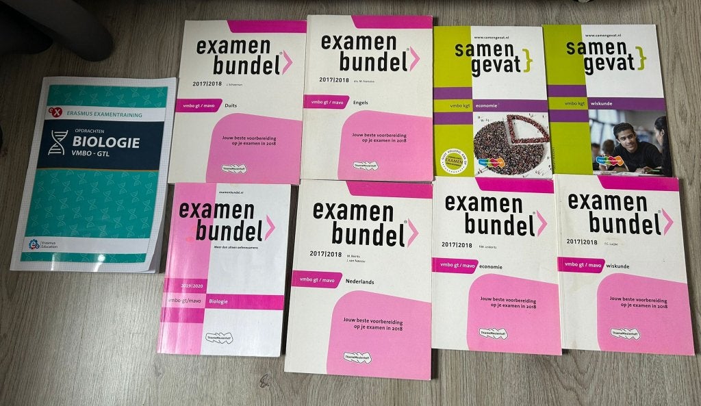 MAVO Examenbundel / Samengevat 2017/2018, Ophalen of Verzenden, Zo goed als nieuw, VMBO