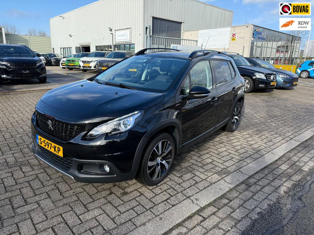 Peugeot 2008 1.2 PureTech GT-Line, Navi, Panodak, APK 07-27, Voorwielaandrijving, Euro 6, 1199 cc, Leder en Stof