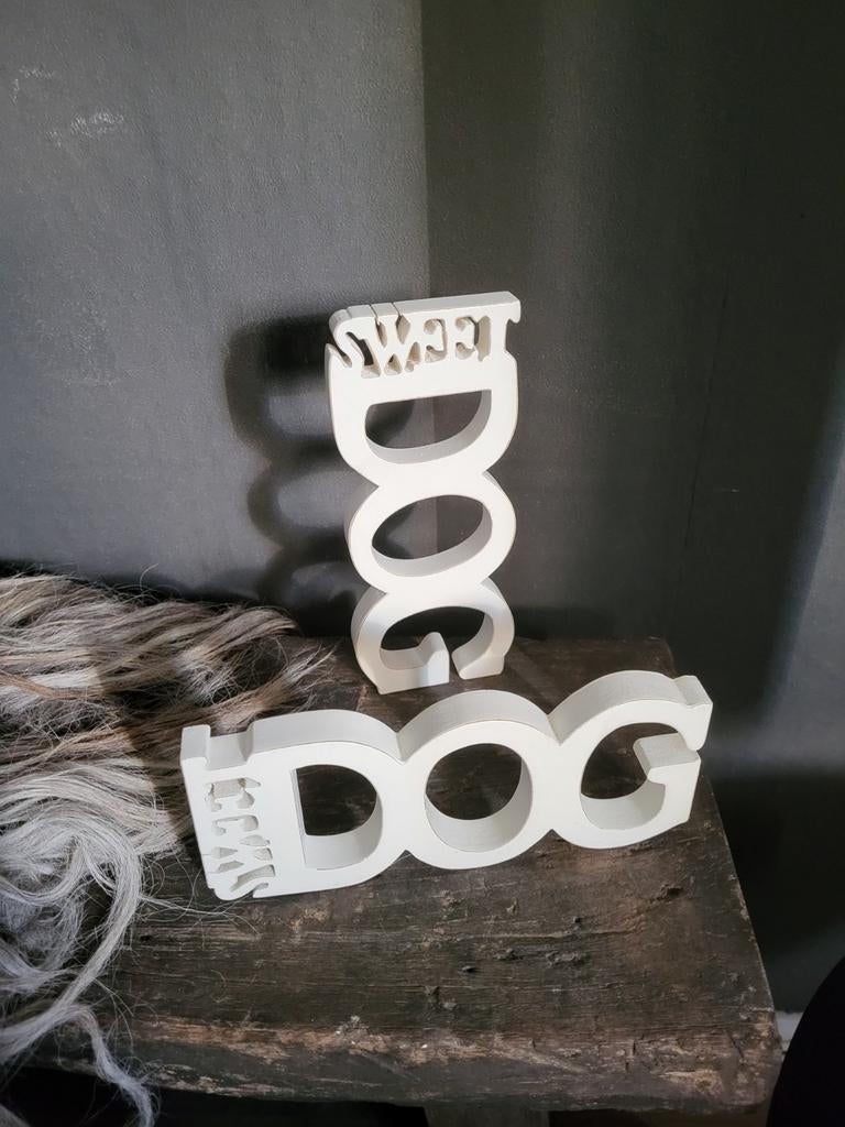 Riviera Maison sign / tekst Sweet Dog, Huis en Inrichting, Woonaccessoires | Tekstborden en Spreuken, Ophalen of Verzenden