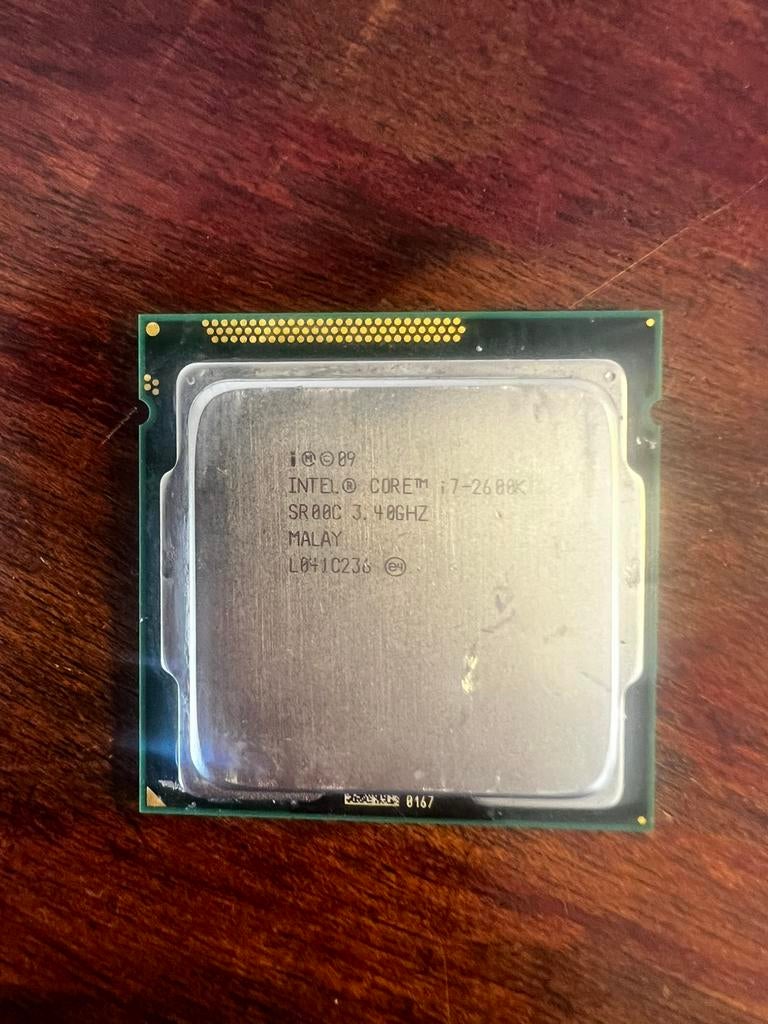 Intel i7-2600K, Computers en Software, Ophalen of Verzenden, Zo goed als nieuw, 3 tot 4 Ghz