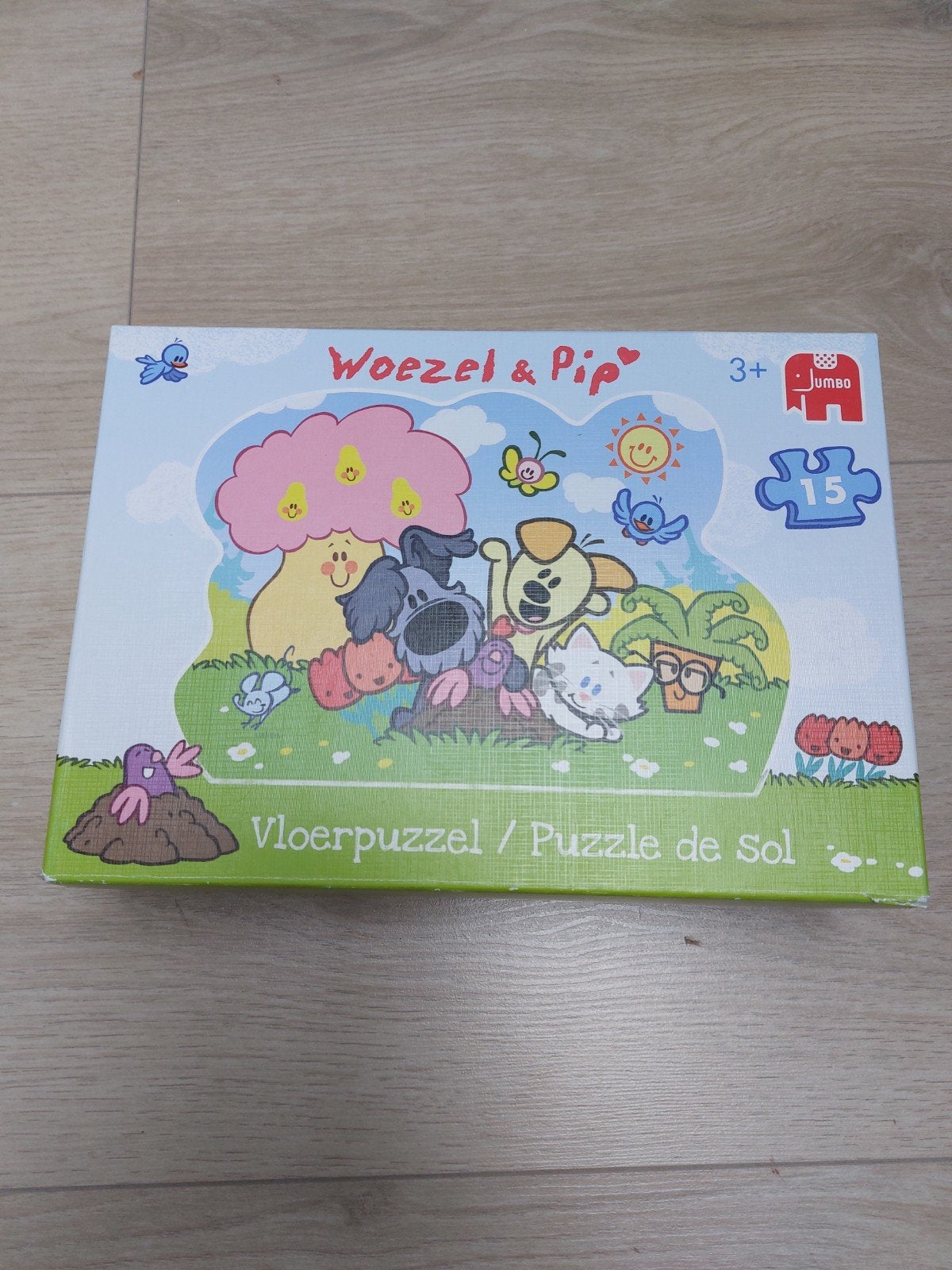 Woezel en Pip vloerpuzzel, Ophalen of Verzenden, 10 tot 50 stukjes, Zo goed als nieuw
