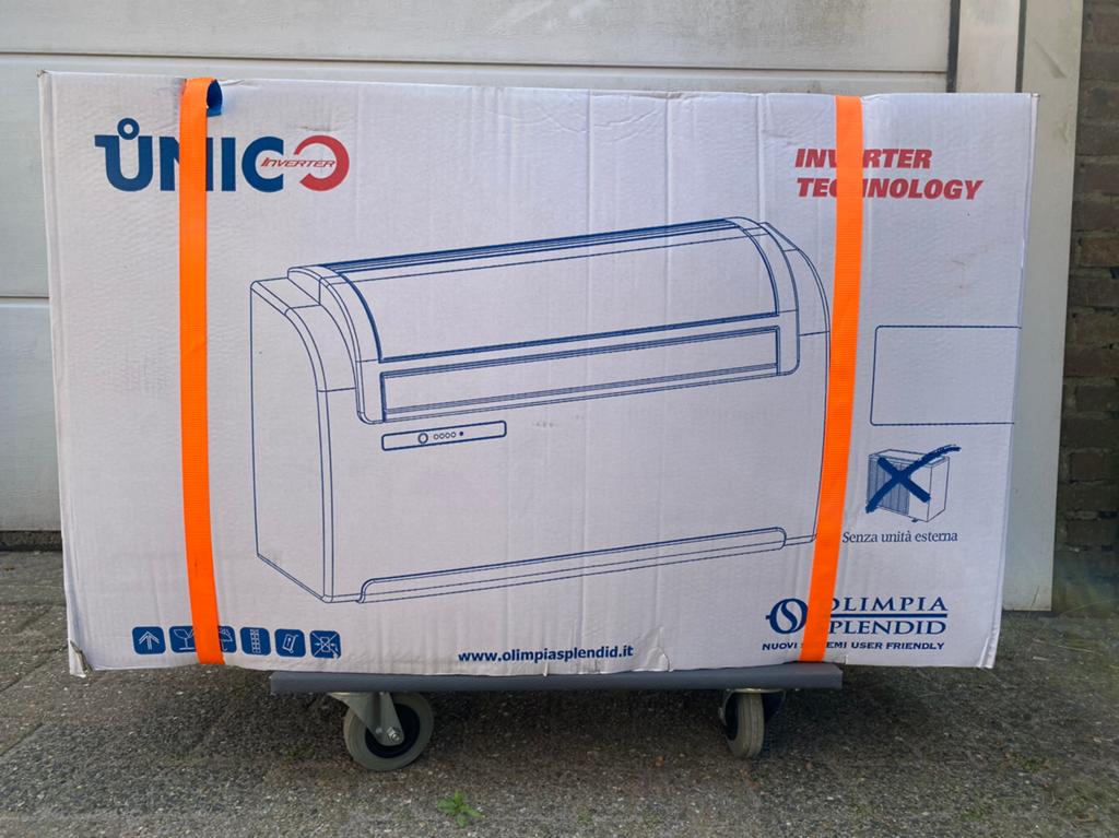 Nieuwe Unico inverter 12SF airconditioner, Ophalen, Timer, Nieuw, 3 snelheden of meer