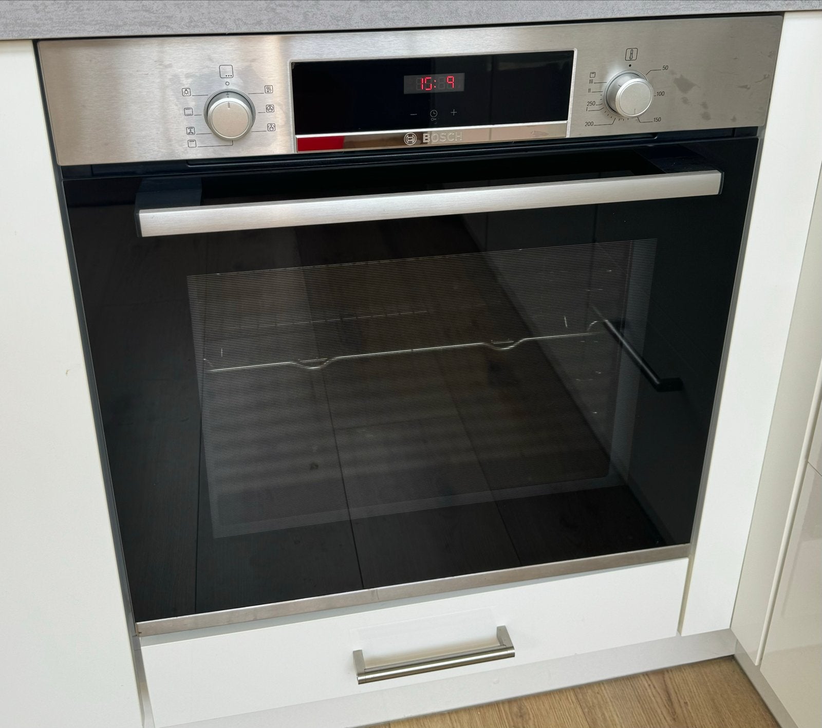 Bosch HBA513BS1/49 Inbouw Oven - Zo goed als nieuw, Hete lucht, Bosch, Inbouw, 55 tot 60 cm
