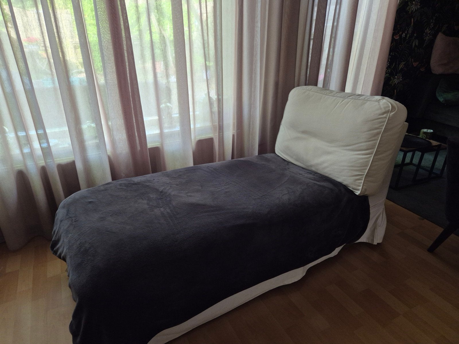 Comfortabele chaise longue met afneembare hoezen., Huis en Inrichting, Fauteuils, Ophalen, Modern, Comfortabel, Gebruikt, 50 tot 75 cm
