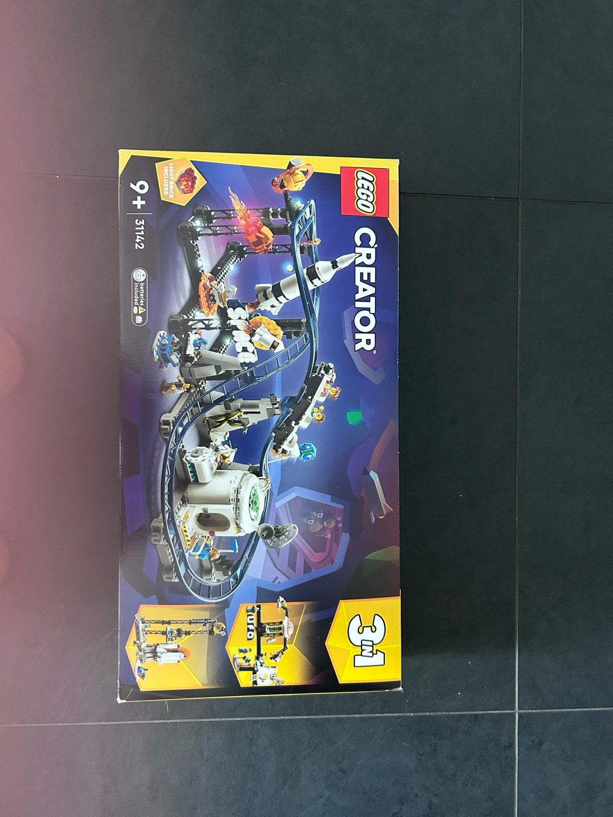 Lego Creator 3-in-1 Ruimte Achtbaan 31142, Ophalen of Verzenden, Zo goed als nieuw