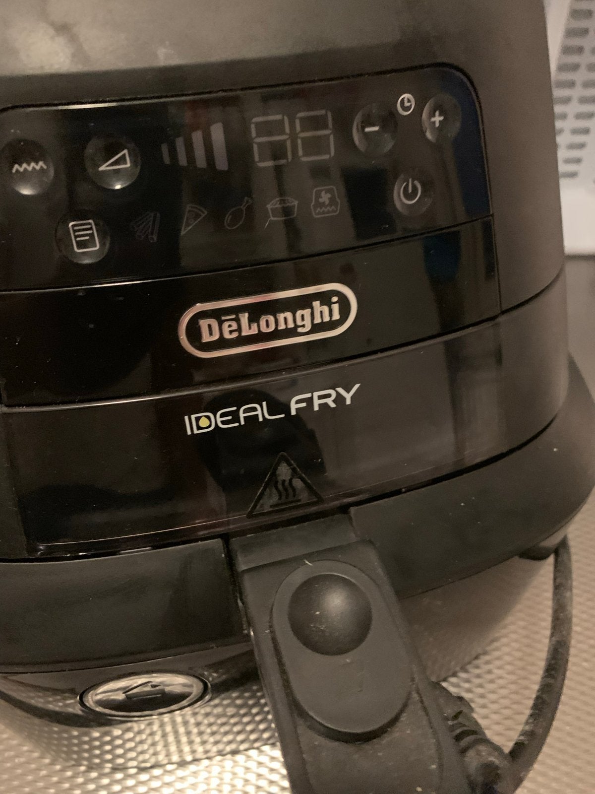 DeLonghi Ideal Fry heteluchtfriteuse, 2 tot 3 liter, Ophalen of Verzenden, Zo goed als nieuw, Uitneembare binnenpan
