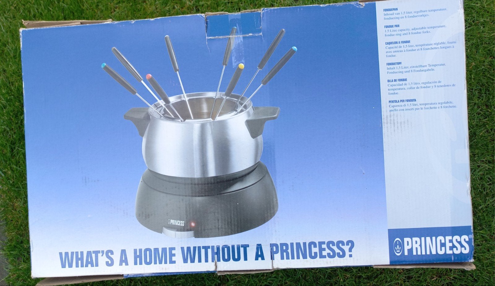 Princess Elektrische Fonduepan - Zo goed als nieuw, Ophalen of Verzenden, Zo goed als nieuw, Elektrisch, Fondueset