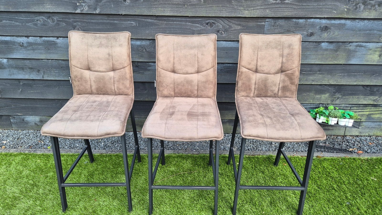 barstoelen van de bommel meubel, Ophalen, Met voetsteun, 60 tot 90 cm, Zo goed als nieuw