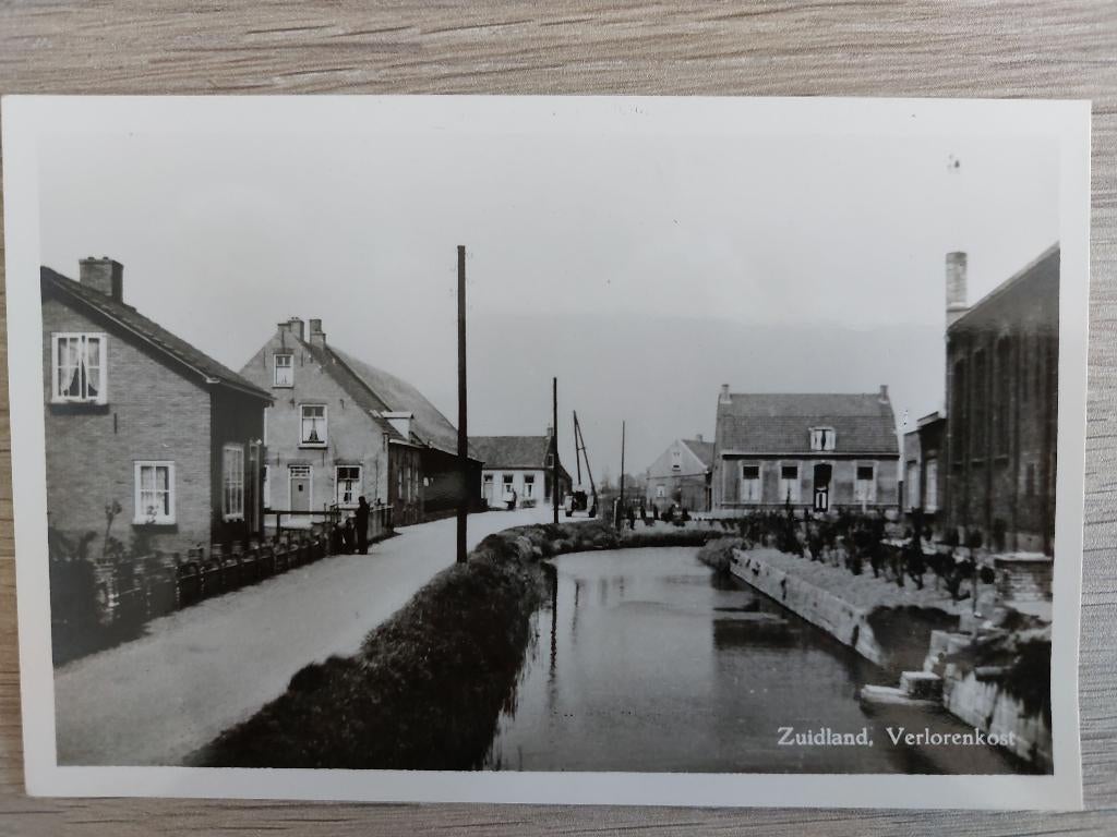 Zuidland Verlorenkost 1956, Verzenden, 1940 tot 1960, Ongelopen, Zuid-Holland