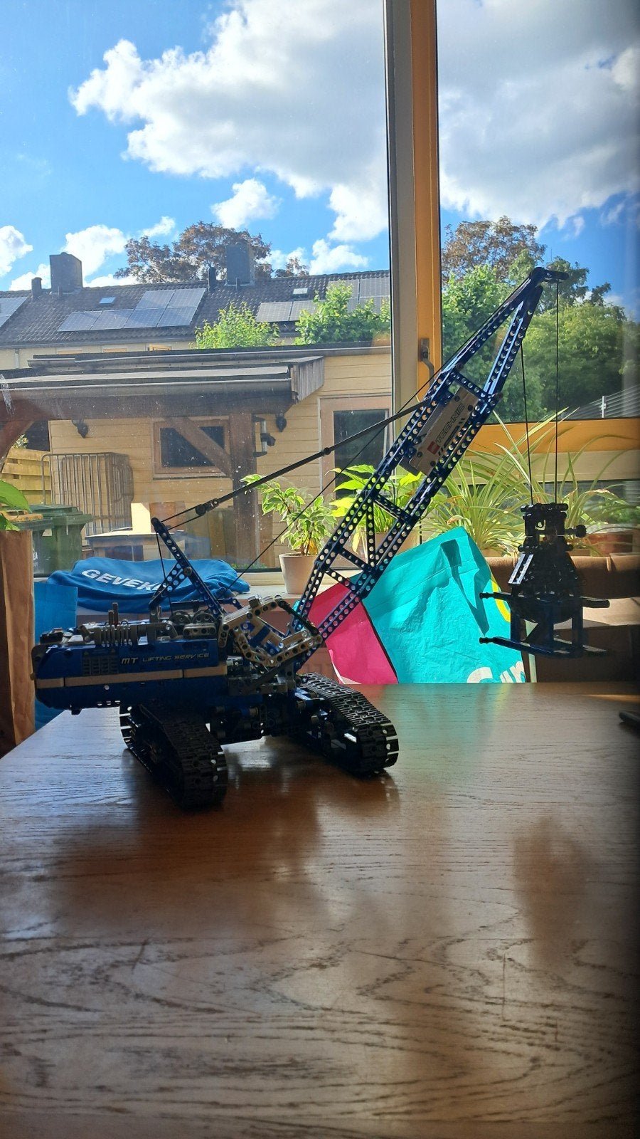 Lego Technic Kraanwagen - Blauw 42042, Ophalen of Verzenden, Gebruikt, Overige merken