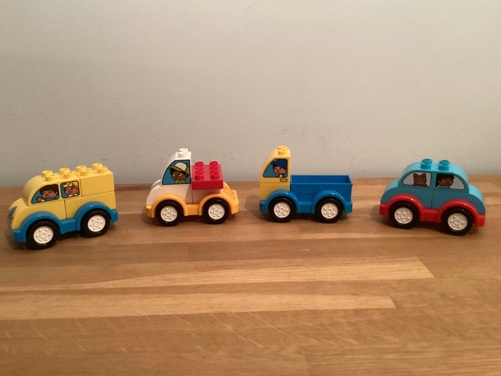 4 Duplo autootjes €2,50 p. st., Ophalen of Verzenden, Zo goed als nieuw, Duplo