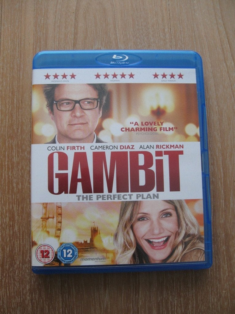 Blu-ray Gambit (UK uitgave) Colin Firth Cameron Diaz, Engels, Film, Engels, Ophalen of Verzenden