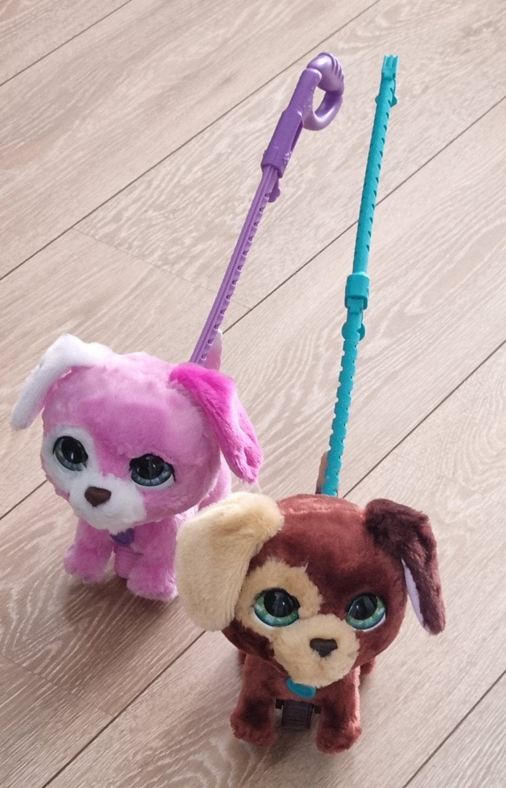 FurReal Interactieve Puppy's met Riem - Roze & Bruin, Ophalen of Verzenden