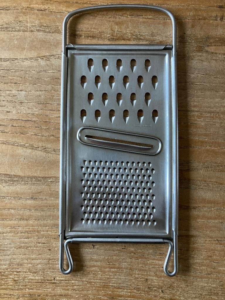 Vintage Gero Zilmeta rvs rasp schaaf, Ophalen of Verzenden
